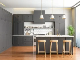 what colour goes with grey kitchen units